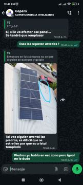 Reparador de paneles solares