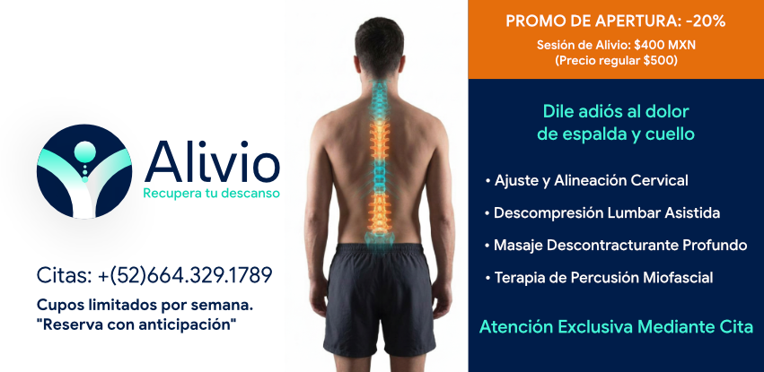 Alivio Tijuana - Ajuste y Descontractura - Tijuana - Masaje deportivo