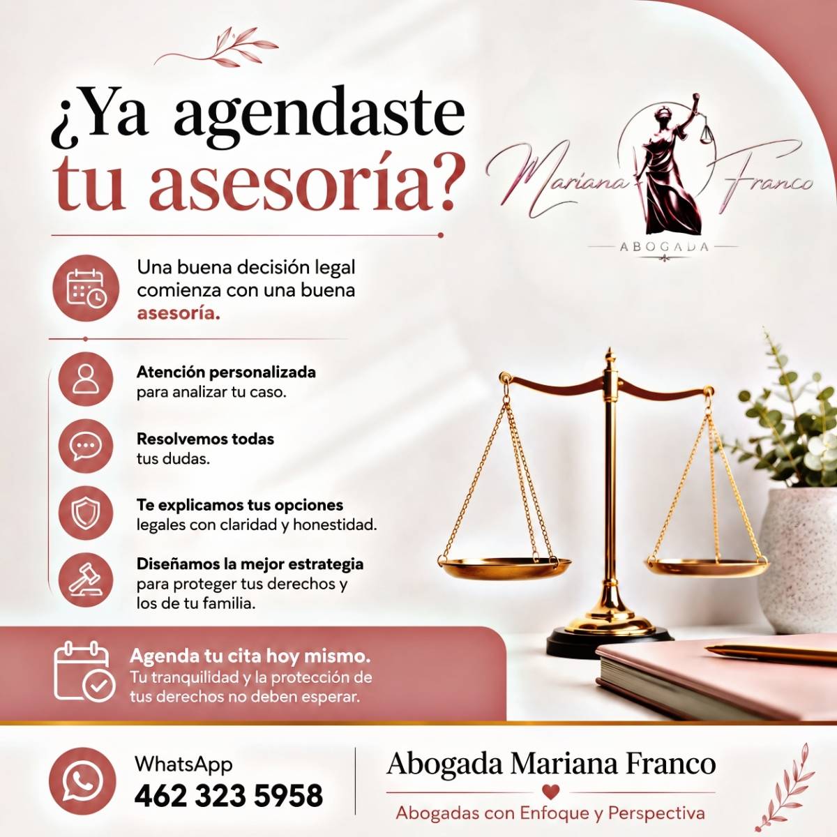 Firma Legal Especializada en Materia Familiar Abogada Mariana Franco - Irapuato - Solicitor