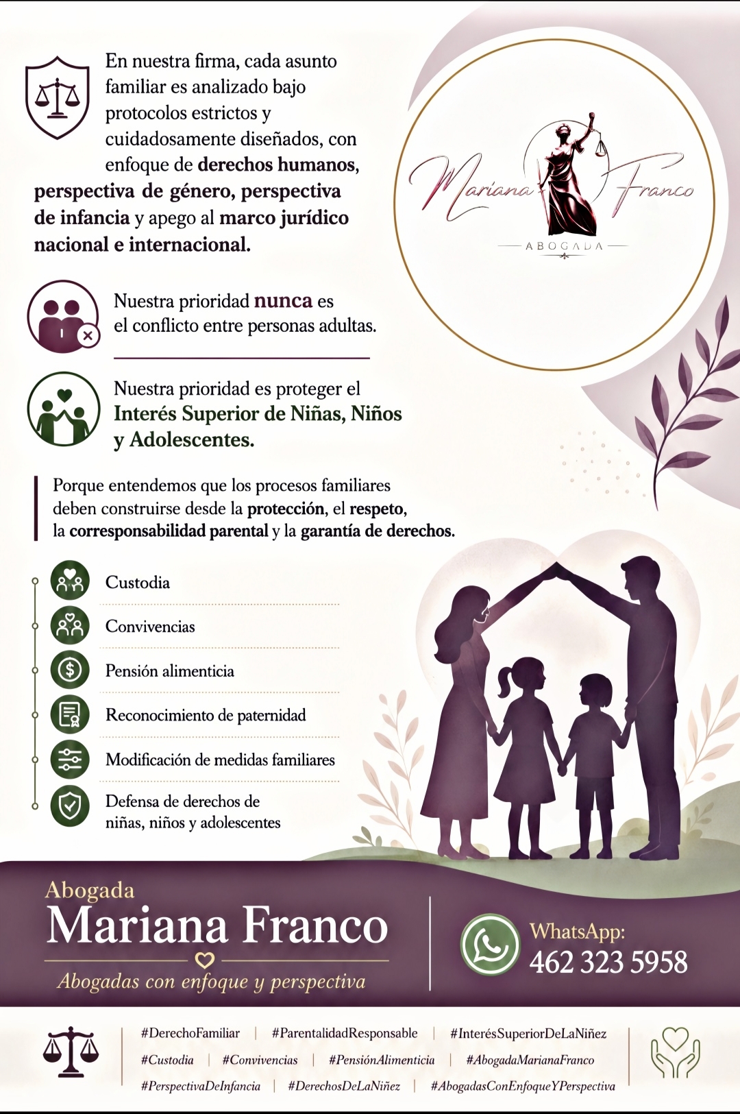 Firma Legal Especializada en Materia Familiar Abogada Mariana Franco - Irapuato - Solicitors