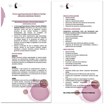 Firma Legal Especializada en Materia Familiar Abogada Mariana Franco - Irapuato - Solicitors