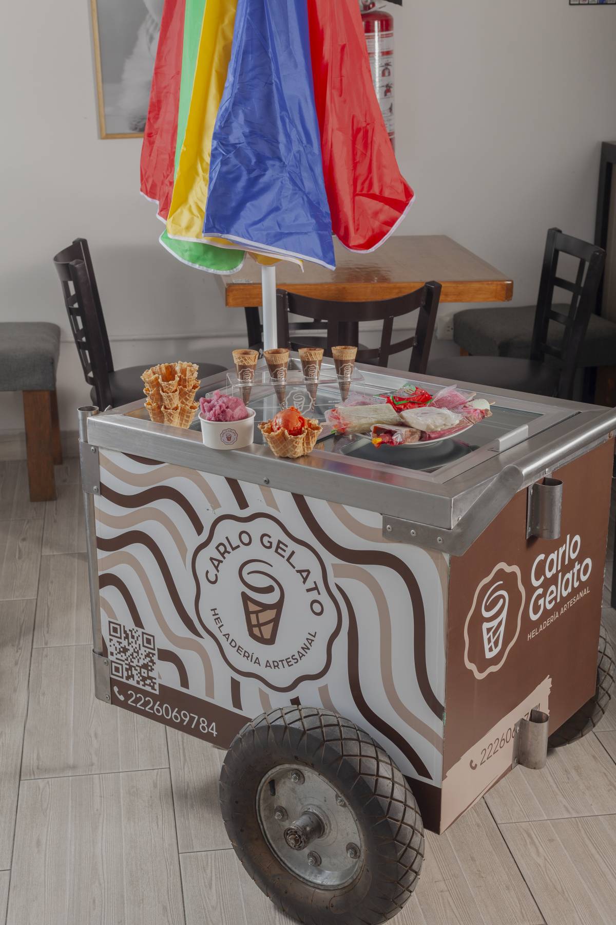 Carlo Gelato - Cuautlancingo - Ice Cream Cart Rental
