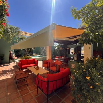 Grupo Terraza - San Miguel de Allende - Awning Installation