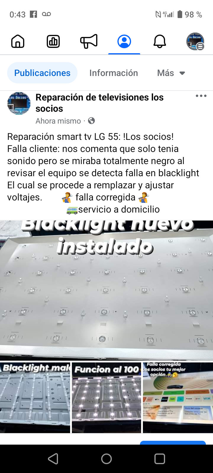 Reparación de televisiones los socios - Matamoros - Servicios de reparación de mesas de billar