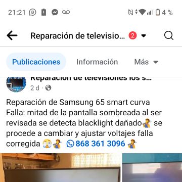 Reparación de televisiones los socios - Matamoros - Reparación de teléfonos o tabletas