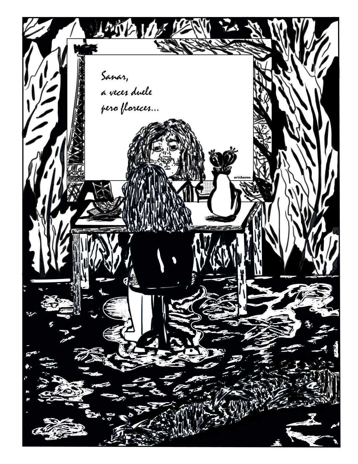 artxhanna - Benito Juárez - Illustrating