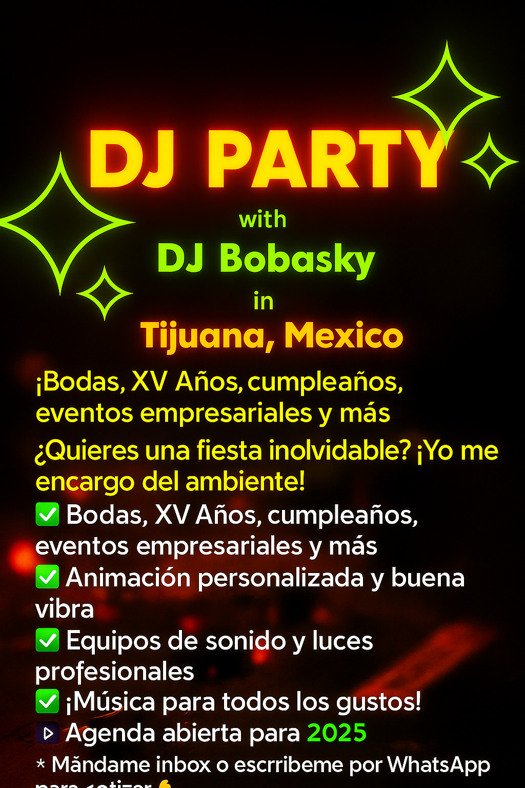 Tequila Disco Sound Bobasky I.S - Tijuana - Cantantes