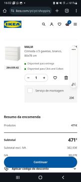 Montagem de Mobiliário IKEA