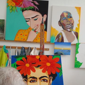 Atelier Meire Gomes - Faro - Cours de dessin, peinture et sculpture