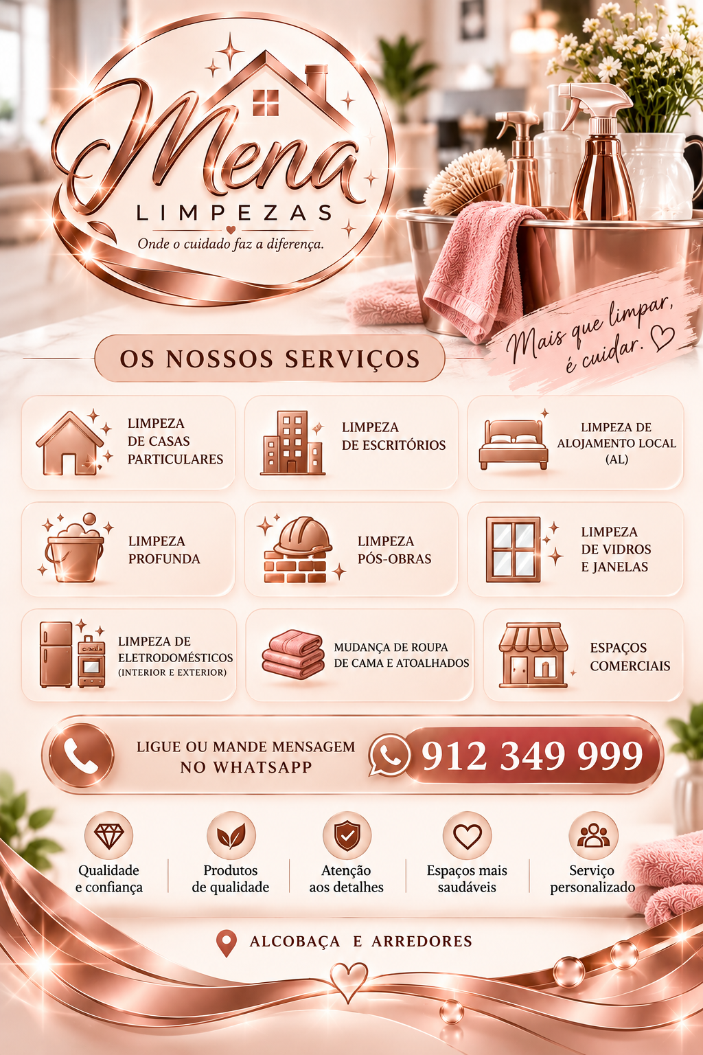 Mena Limpezas - Alcobaça - Reinigung von Jalousien