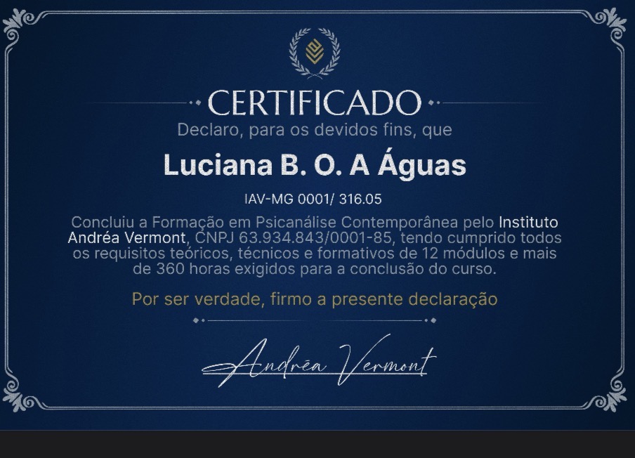 Luciana Águas- Consultório emocional on-line - Portimão - Sessão de Psicoterapia