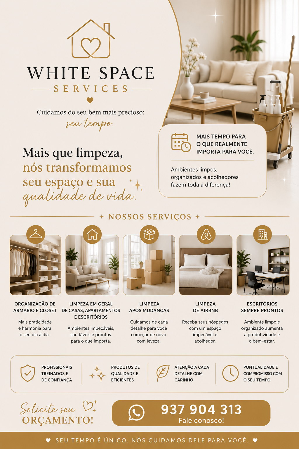 White Space services - Sintra - Limpeza a Fundo