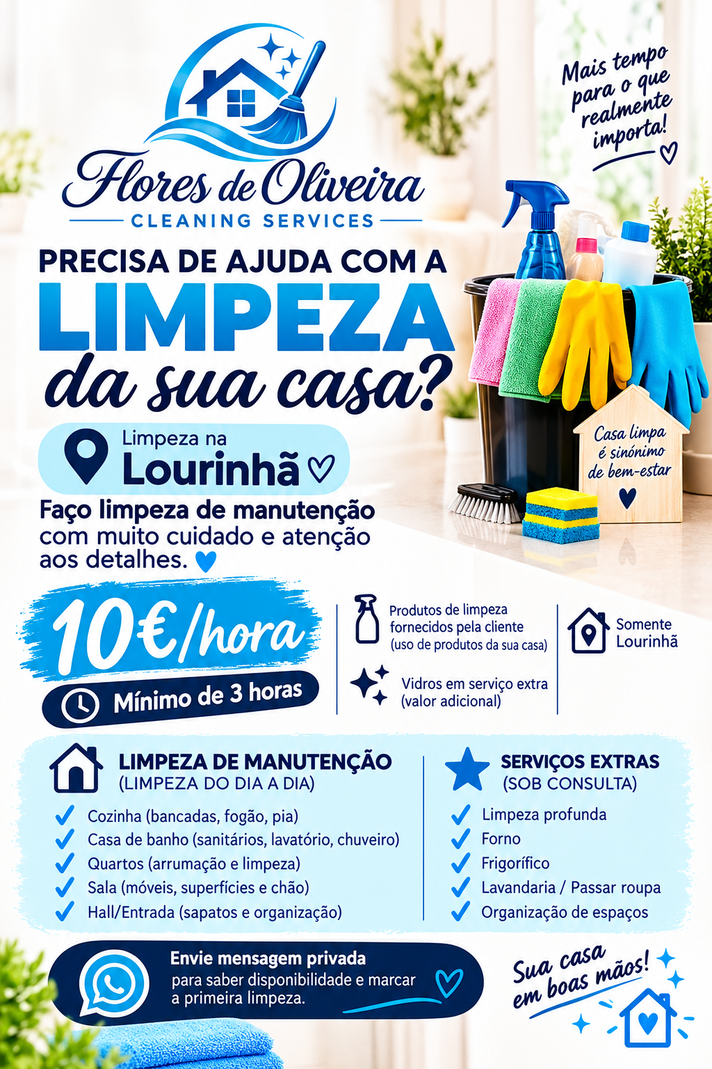 Flores de oliveira cleaning - Lourinhã - Limpeza a Fundo