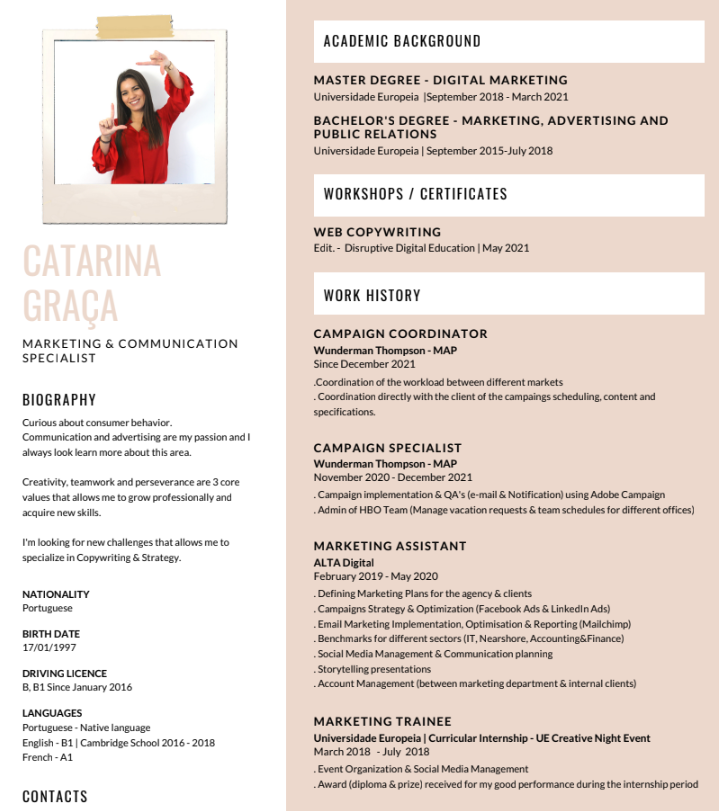 Catarina Graça - Amadora - Digital Marketing