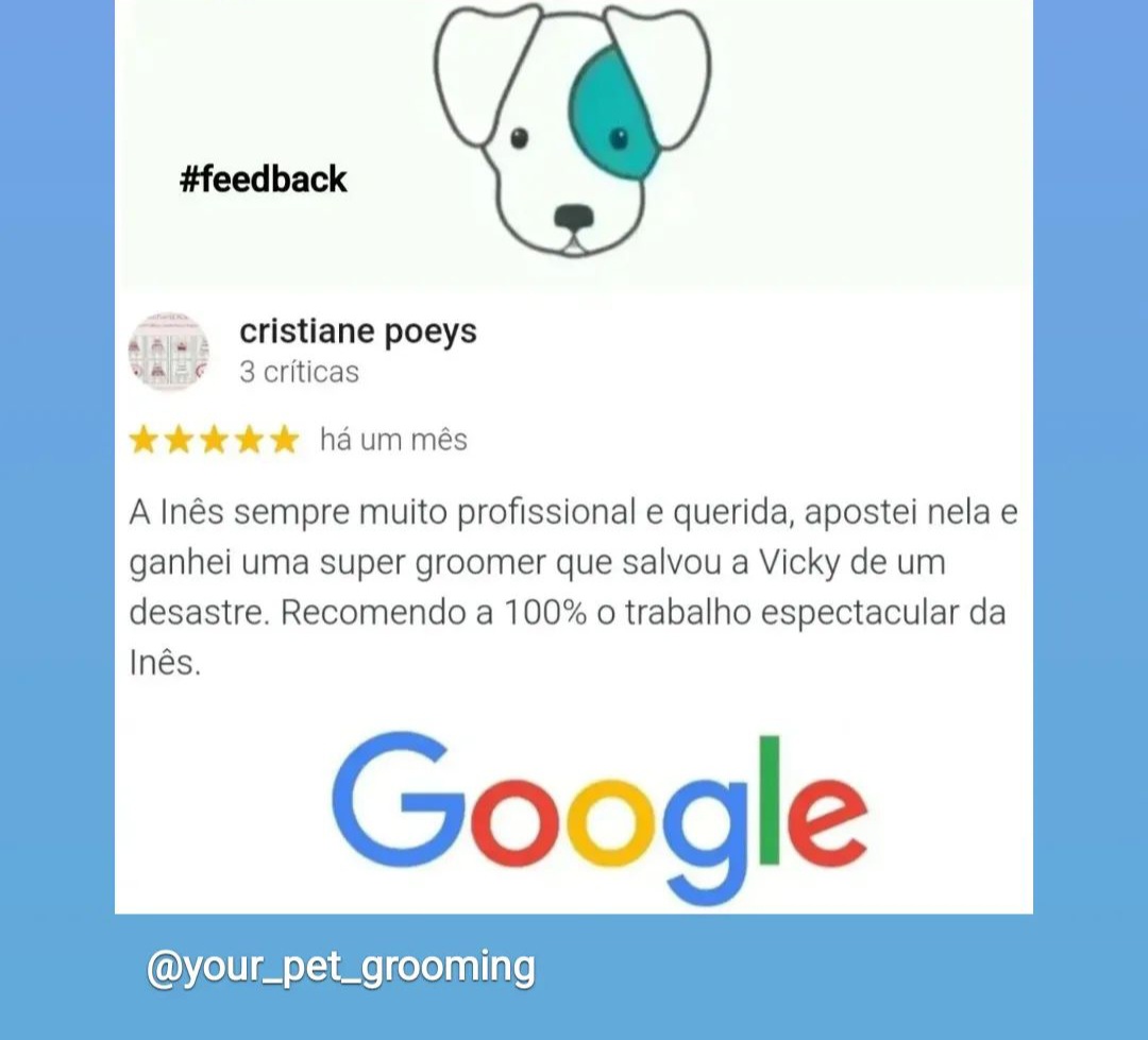 Inês Roque - Happy Paws Groomer - Almada - Cuidados para Animais de Estimação