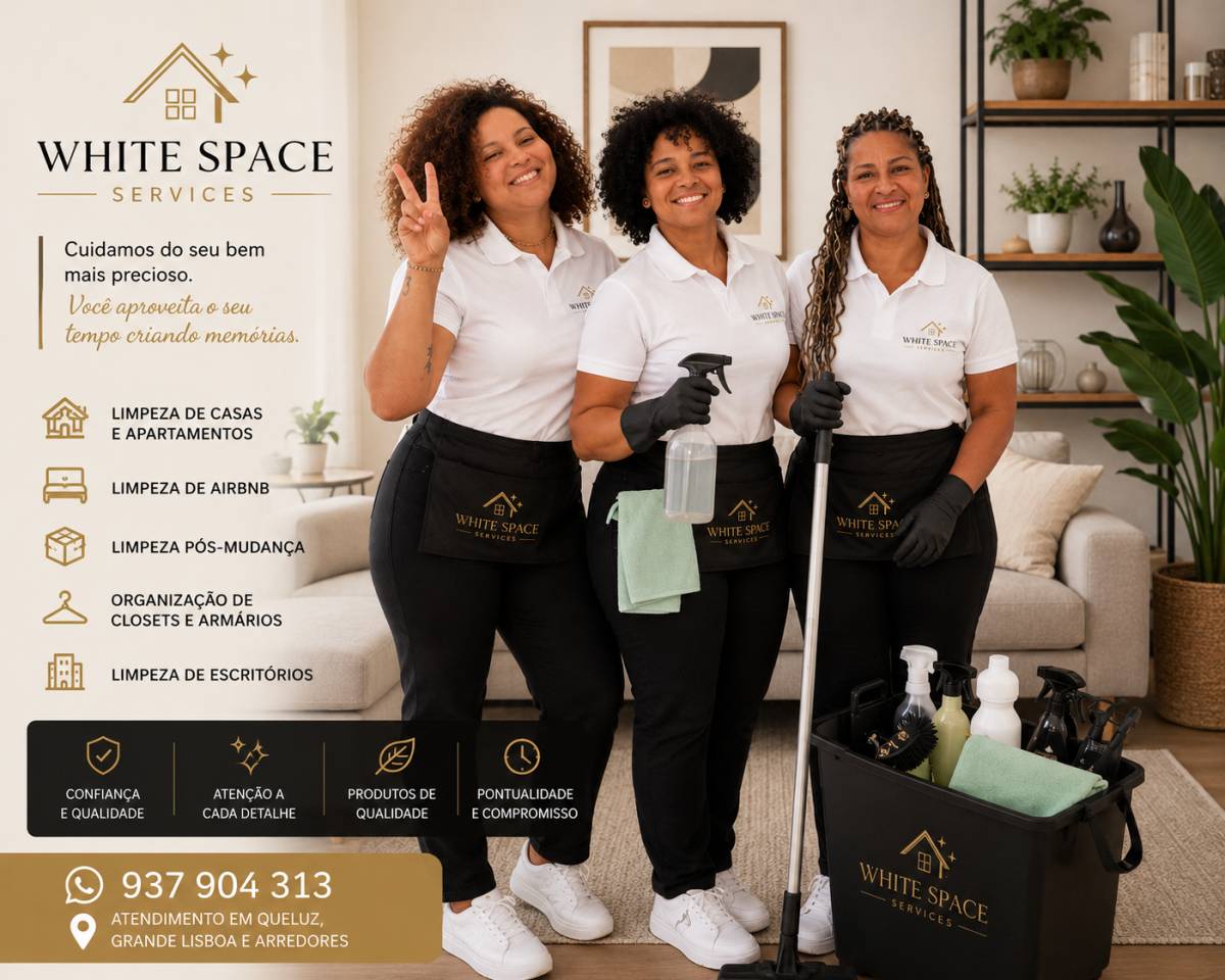 White Space services - Sintra - Organização da Casa