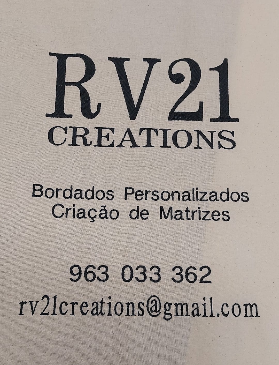 RV21Creations - Palmela - Bordados