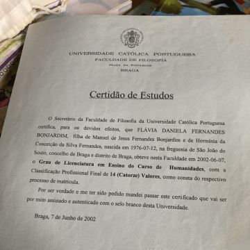 Flávia Daniela Bonjardim - Braga - Tutorías de historia