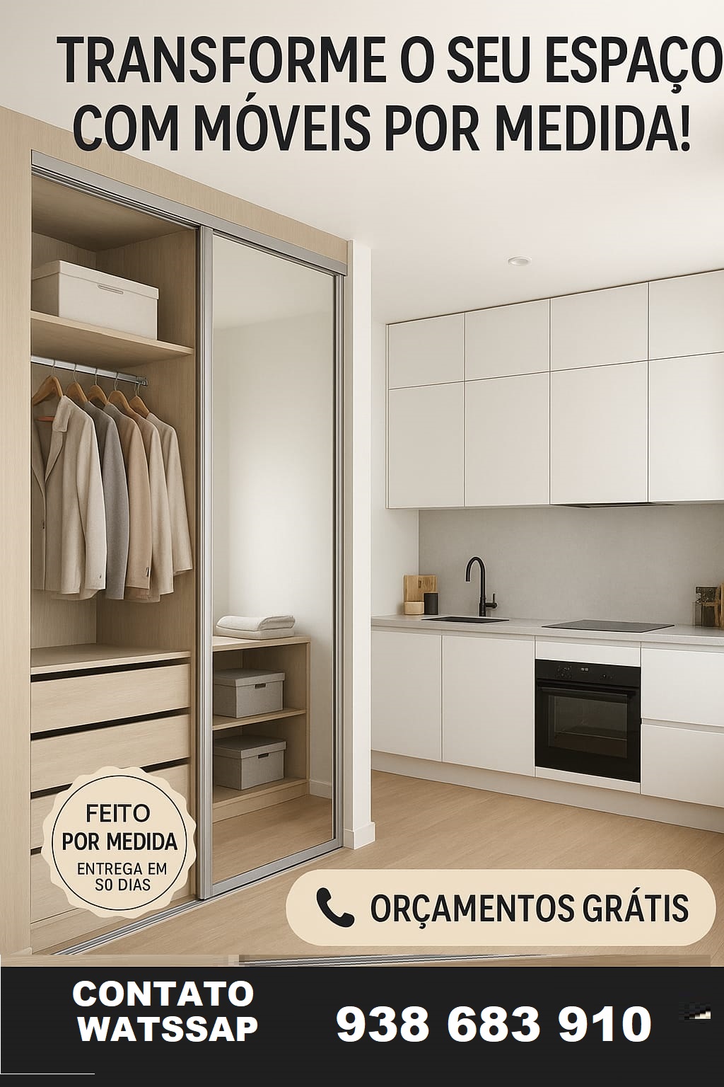 Design & Carpintaria Projeto de Espaços • Mobiliário por Medida - Lourinhã - Remodelação de Cozinhas