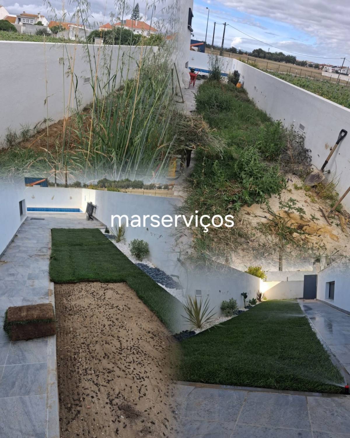 margardens.marclear - Montijo - Artificial Turf Installation