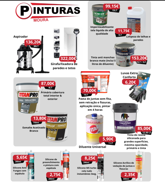 Pinturas Moura - Vila Real - Adición de pared interior