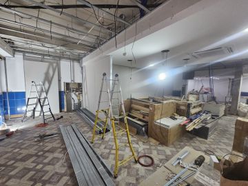 Prestfort remodelação - Setúbal - Reparación y texturización de placas de pladur