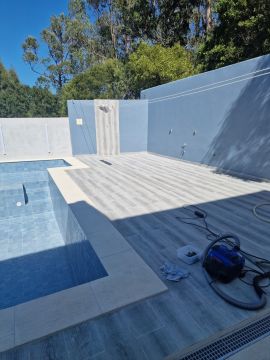Construção Real - Sintra - Construção de Piscina Abaixo do Solo