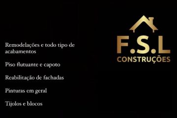 F.S.L Construções Sociedade Unipessoal Lda. - Porto - Reparação ou Substituição de Pavimento Vinílico ou Linóleo