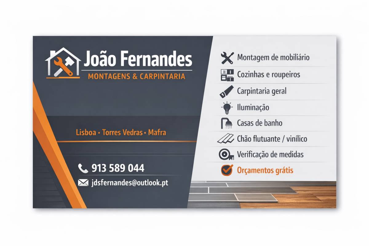 João Fernandes - Mafra - Reparação ou Manutenção de Canalização Exterior