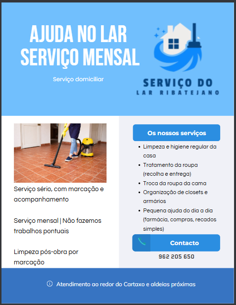 Serviço do Lar Ribatejana - Lisboa - Organisation de la maison