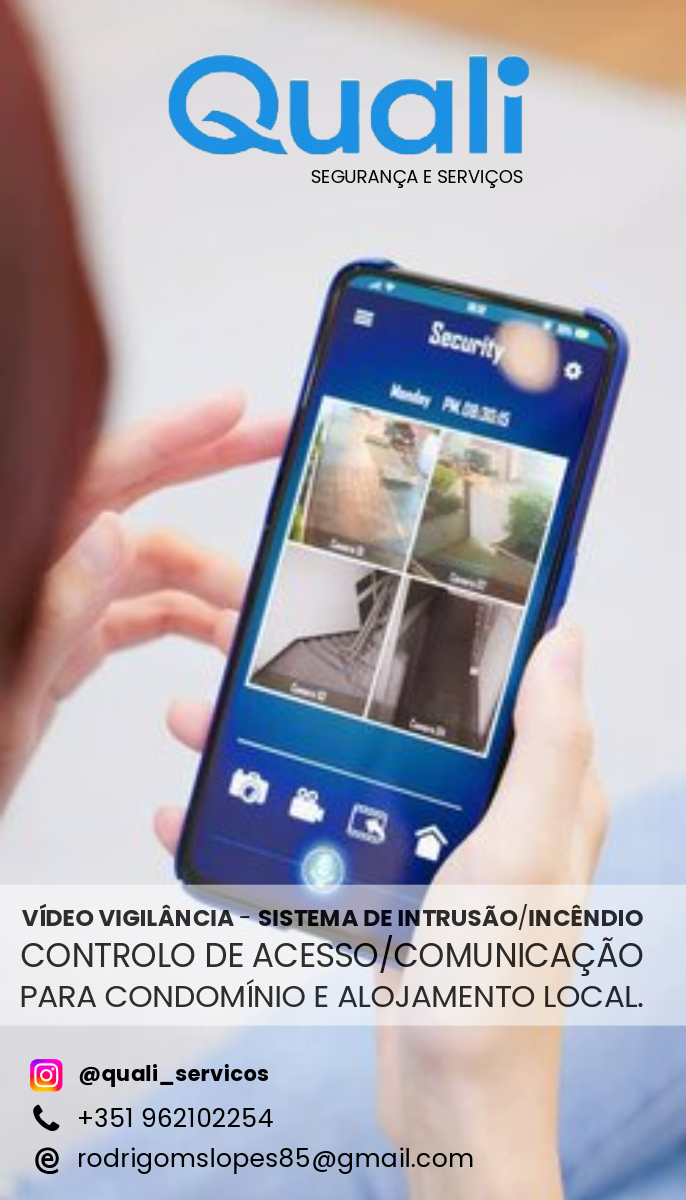 Quali Segurança e Serviços (Rodrigo Lopes) - Vila Nova de Gaia - Home Security and Alarm Repair and Modification