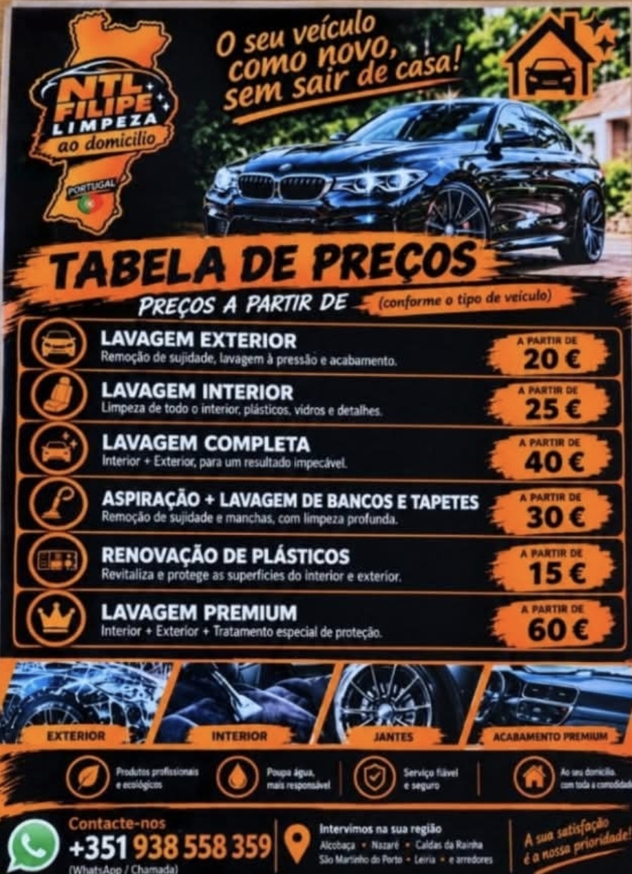 NTL FILIPÉ LIMPEZA - Alcobaça - Limpieza de primavera