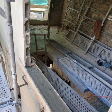 Pb06 construção - Sintra - Corte de Betão