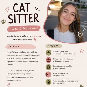 CatSitter Mariana - Matosinhos - Dog Walking