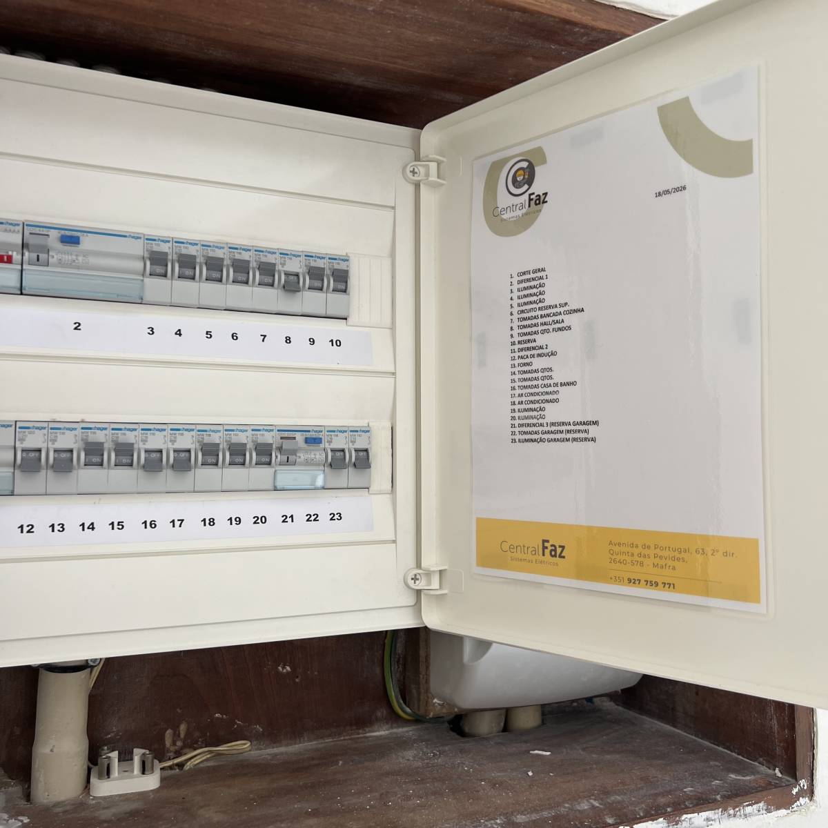 Central Faz Sistemas Elétricos - Mafra - Réparation de disjoncteur ou de tableau électrique