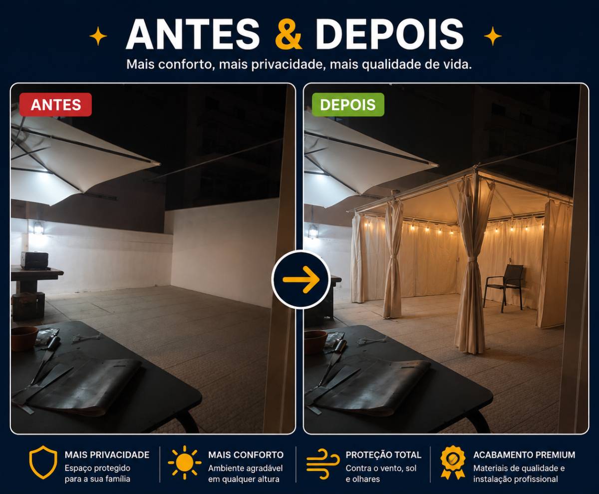 Mestre da casa - Porto de Mós - Pavillon aufbauen