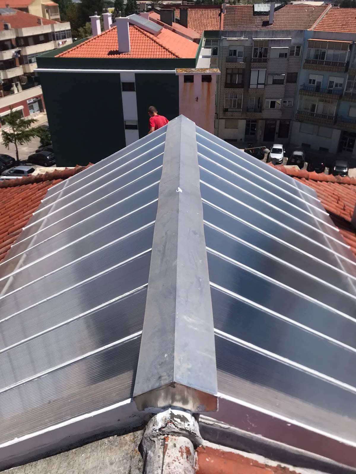 Remodelar Sonhos - Moita - Trockenbau reparieren und Oberflächenstruktur geben