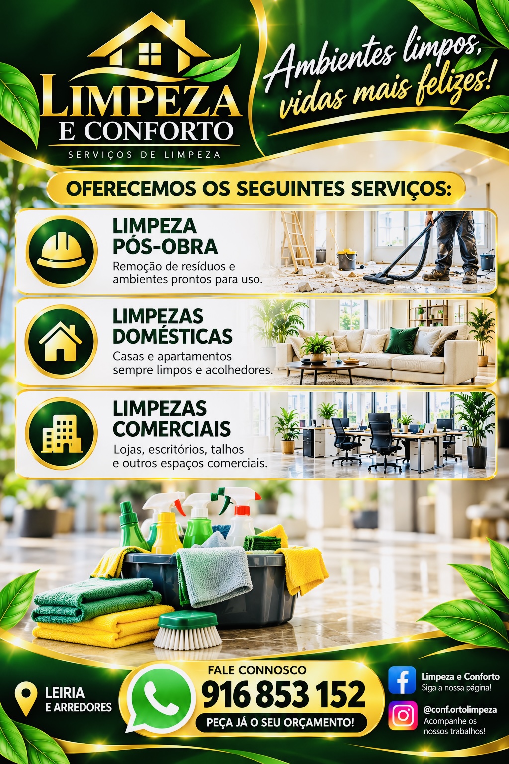 Limpeza e Conforto - Leiria - Limpieza de persianas