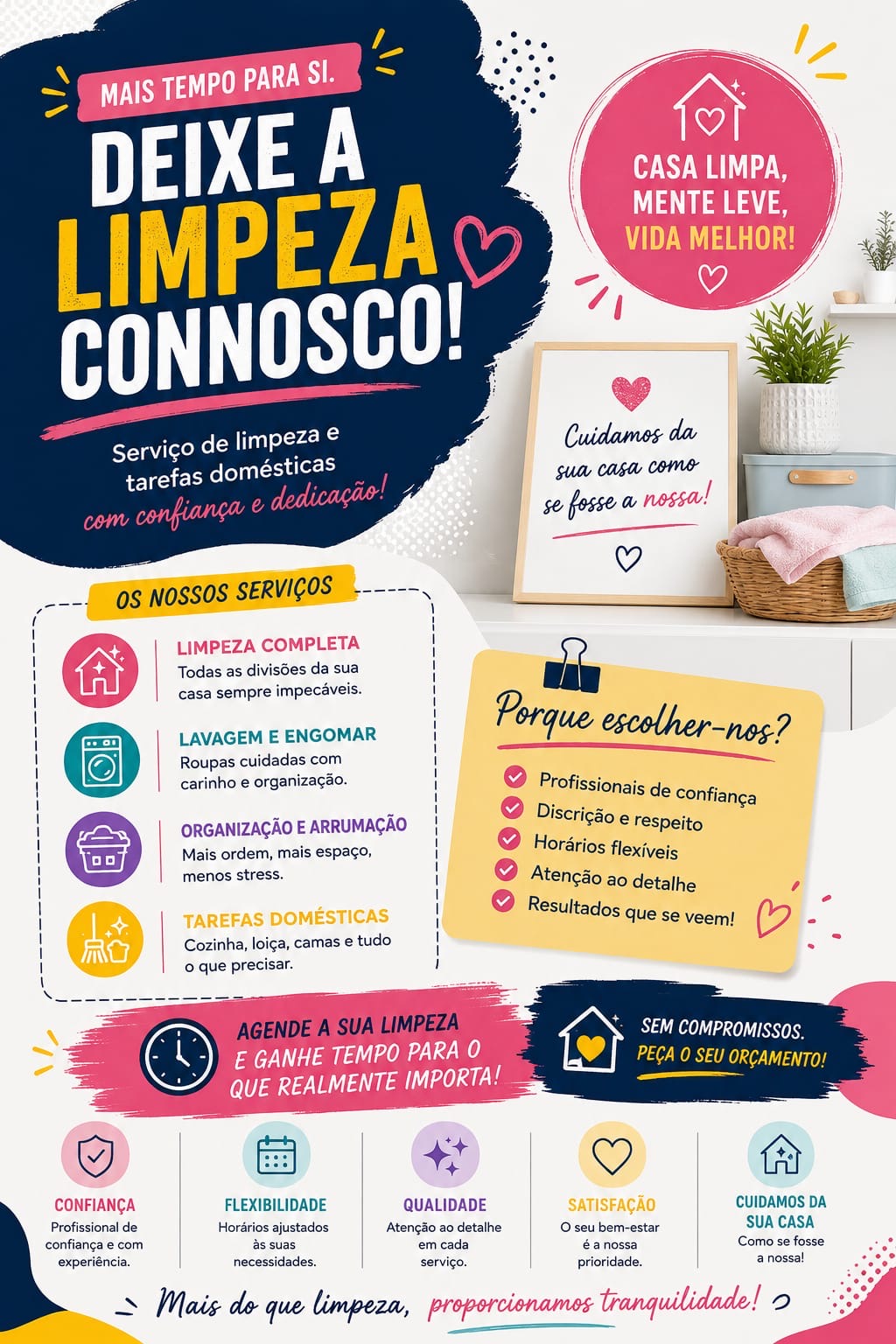 Limpezas domesticas - Ponte de Lima - Organizador del hogar