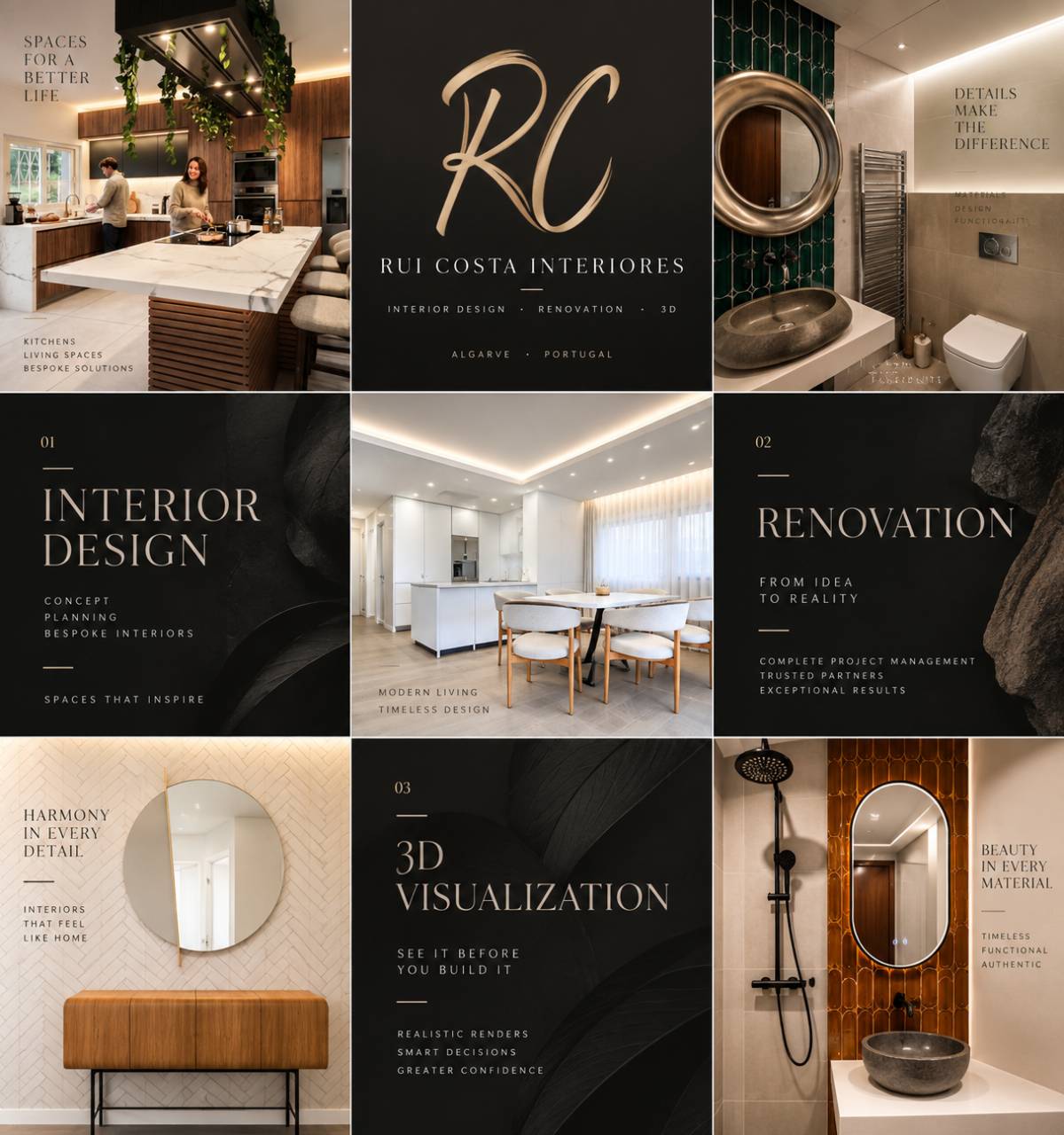Rui Costa Interiors - Albufeira - Küche sanieren