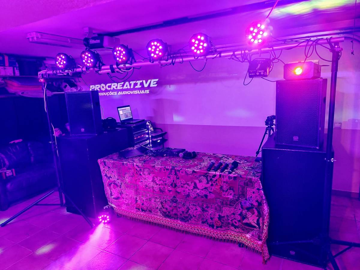 Procreative - Produções AudioVisuais - Olhão - Beleuchtung und Lichttechnik für Events mieten