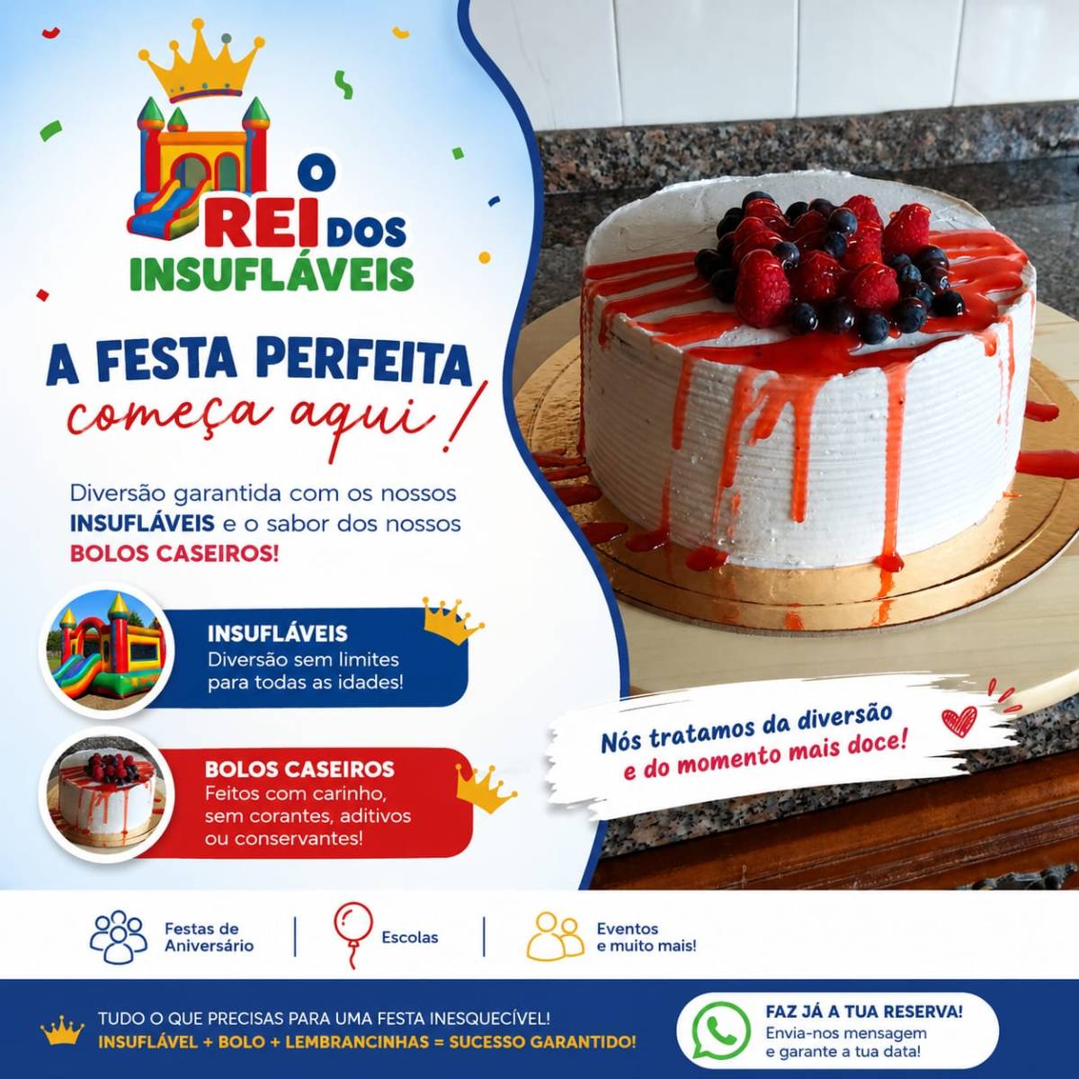 Rei dos Insufláveis - Sintra - Animação - Insufláveis