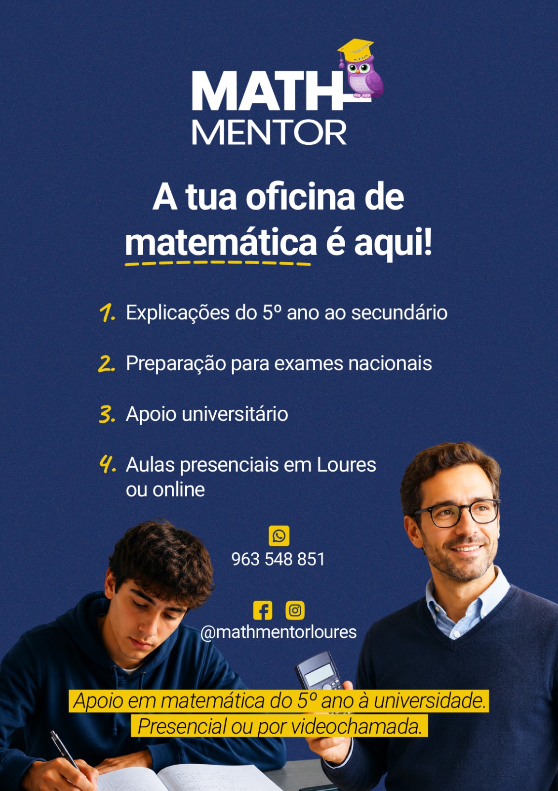 César Simões - Loures - Explicações de Matemática do 3º Ciclo