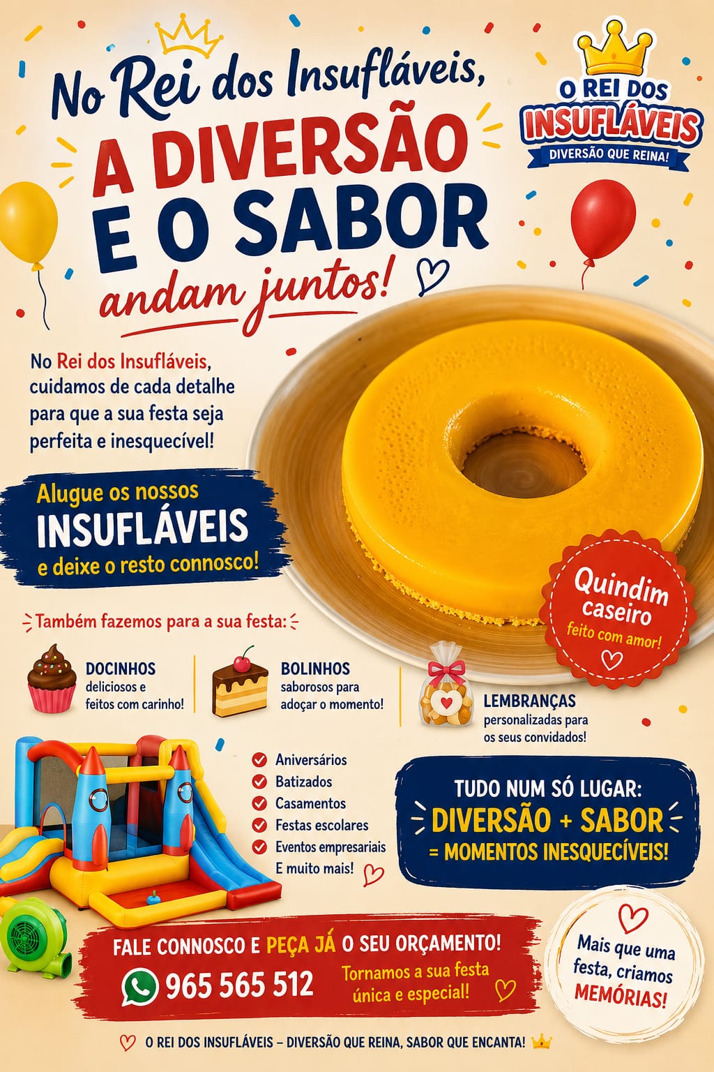 Rei dos Insufláveis - Sintra - Aluguer de Trampolim