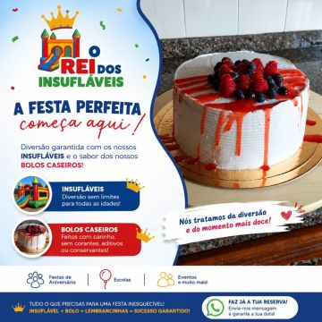 Rei dos Insufláveis - Sintra - Animação - Insufláveis