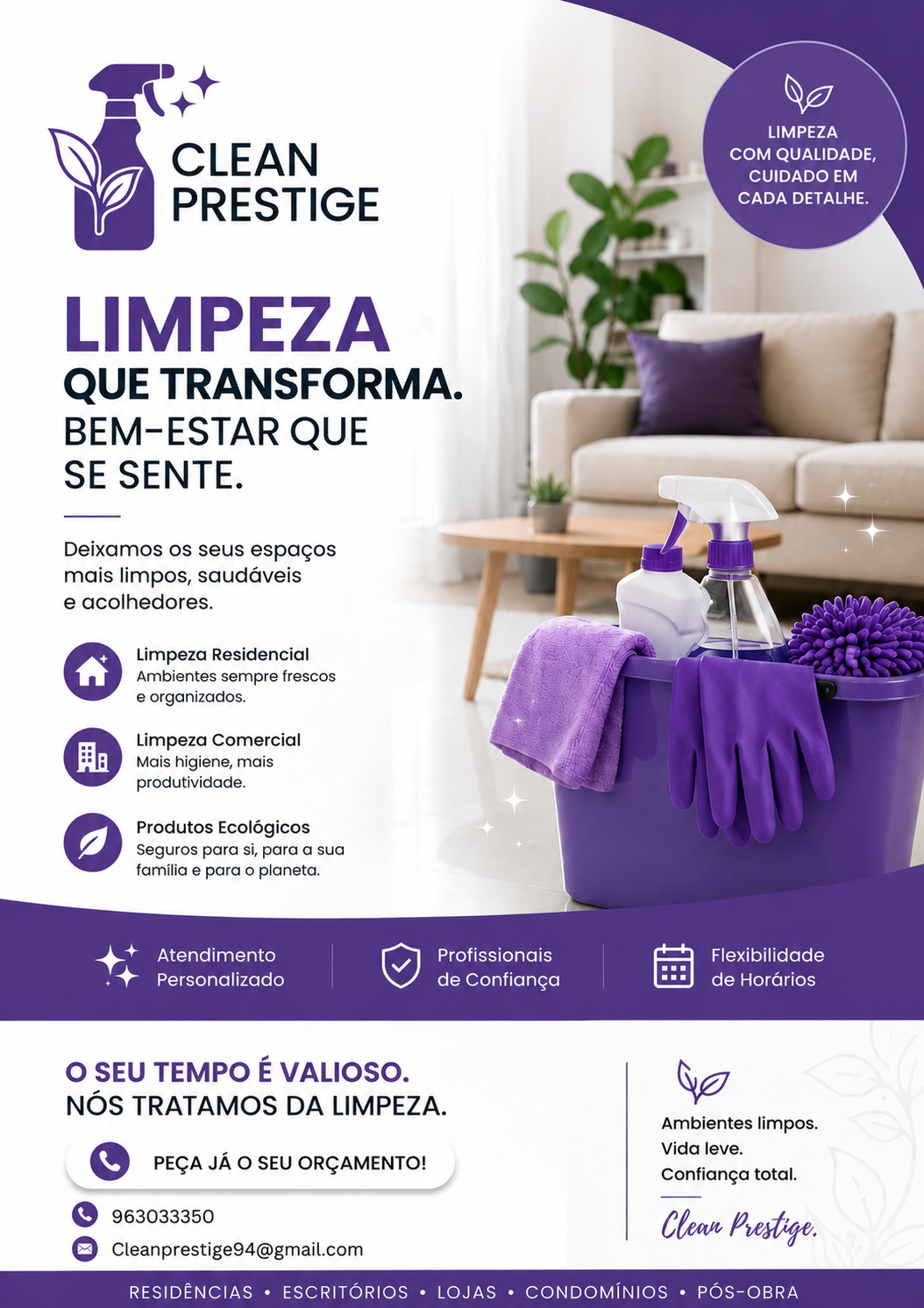 Clean Prestige - Porto - Limpeza a Fundo