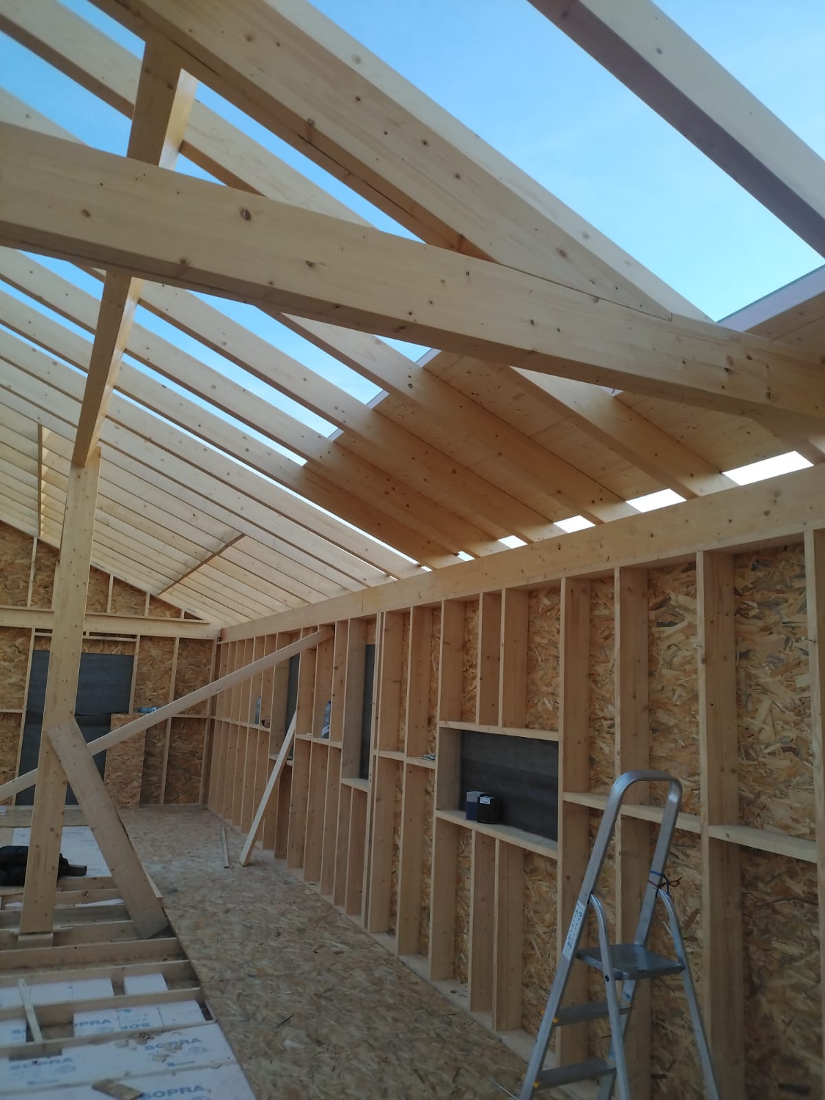 Construções em Madeira - Alenquer - Interior Wall Addition