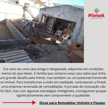 Pintek - Cascais - Reparação ou Manutenção de Canalização Exterior