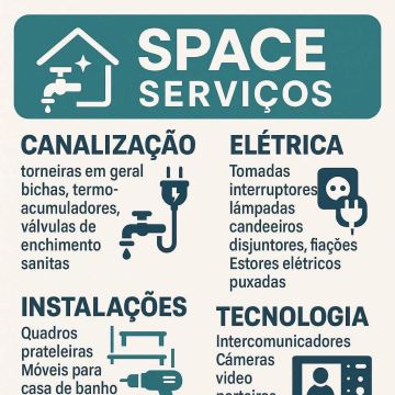 Space service - Vila Nova de Gaia - Washing Machine Installation