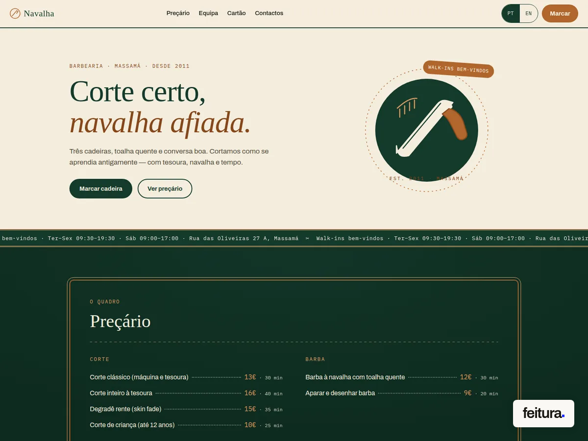 Feitura.com - Sintra - Programação Web